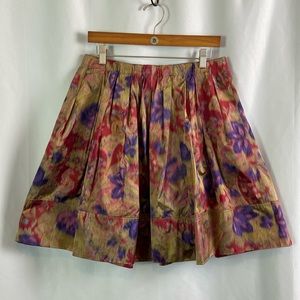 DKNY Colorful A Line Skirt with Pockets